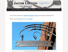 Tablet Screenshot of jacoblefton.com